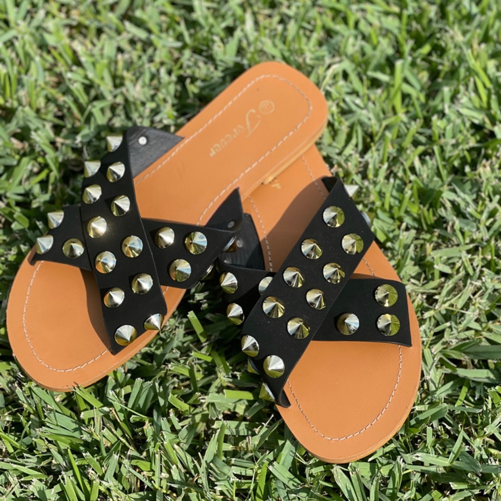 Studded Sandals